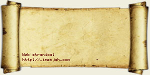 Sara Jevčić vizit kartica